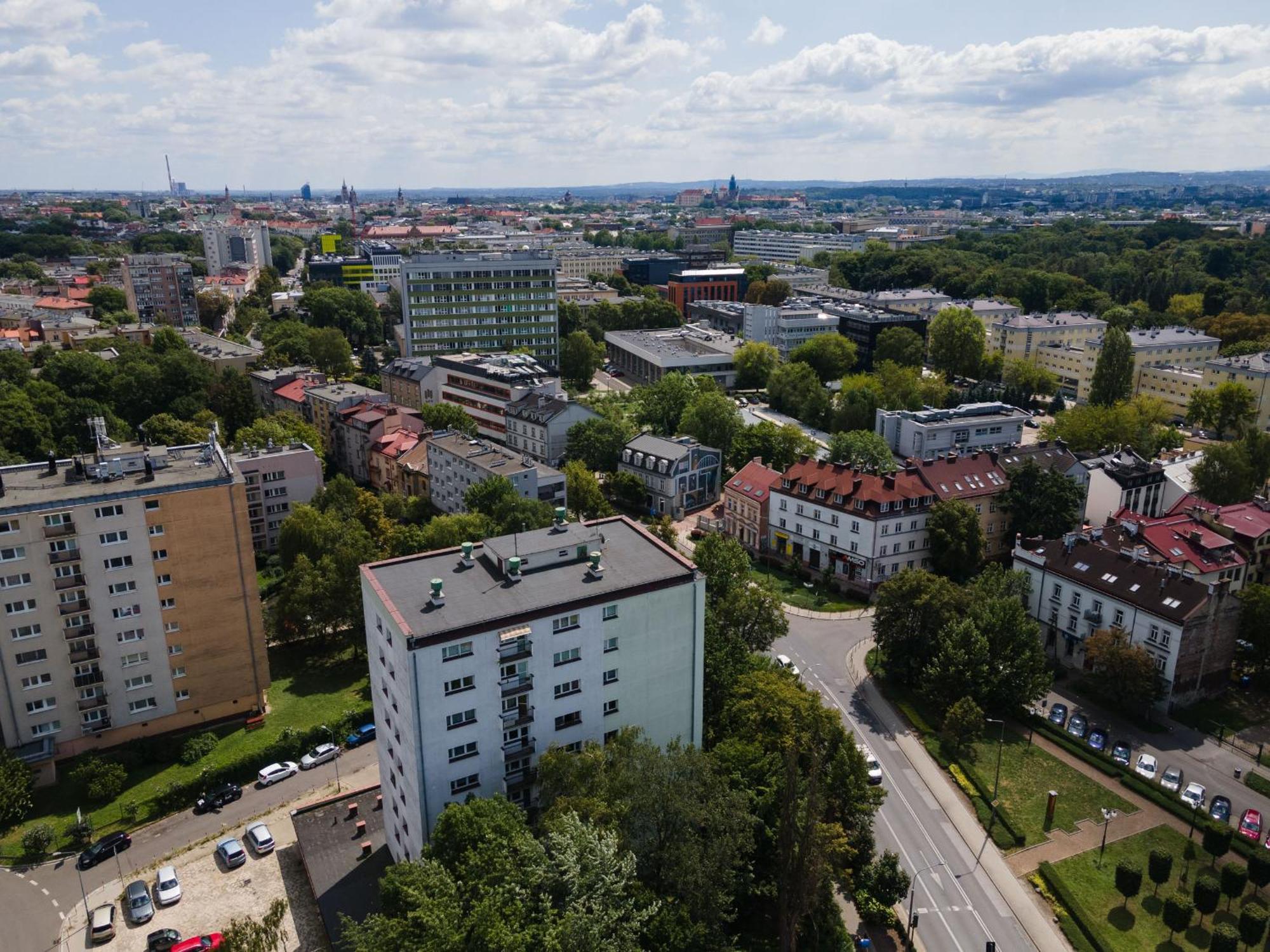 Czarnowiejska Mini Studio With Loggia Краків Екстер'єр фото